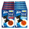 Felix Katzennahrung Soup Tender Strips 288 G, Verschiedene Sorten, 8er Pack 7