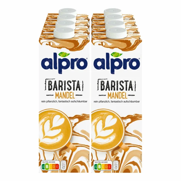 Alpro Barista Mandeldrink 1 Liter, 8er Pack 1