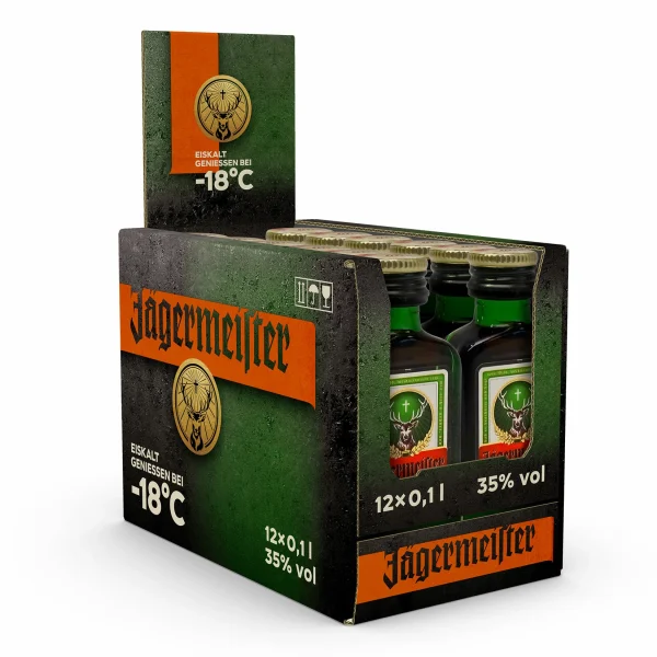 Jägermeister 35,0 % Vol 100ml, 12er Pack 1